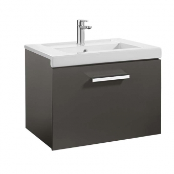 Spintelė praustuvui Roca PRISMA 600x460x450 mm, 1 stalčius, spalva - antracito 